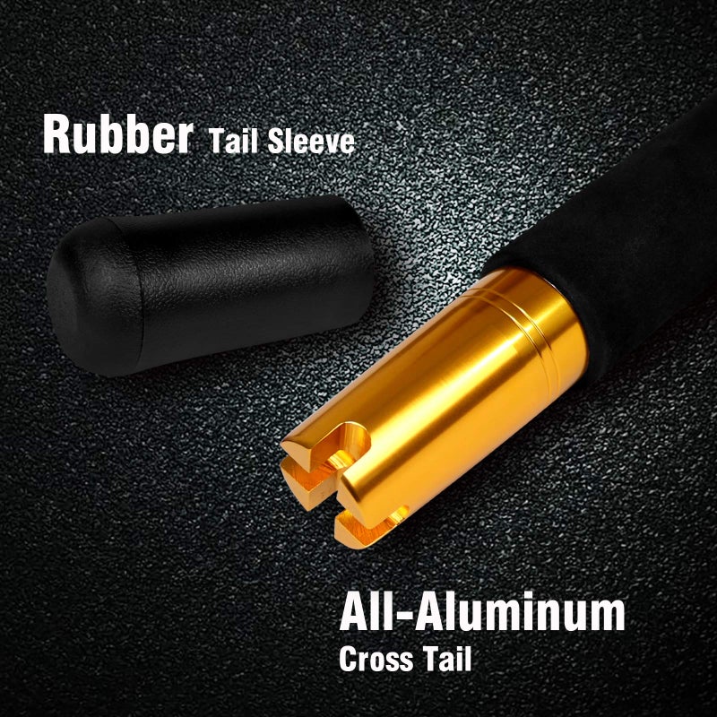 Fiblink 2 Piece Saltwater Trolling Rod Heavy Fishing Roller Rod Big Game Conventional Boat Fishing Pole with Roller Guides (30-50lb,6'6") - Image 5